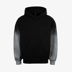 Худи Fade Spray-Painted Heavy Cotton черный