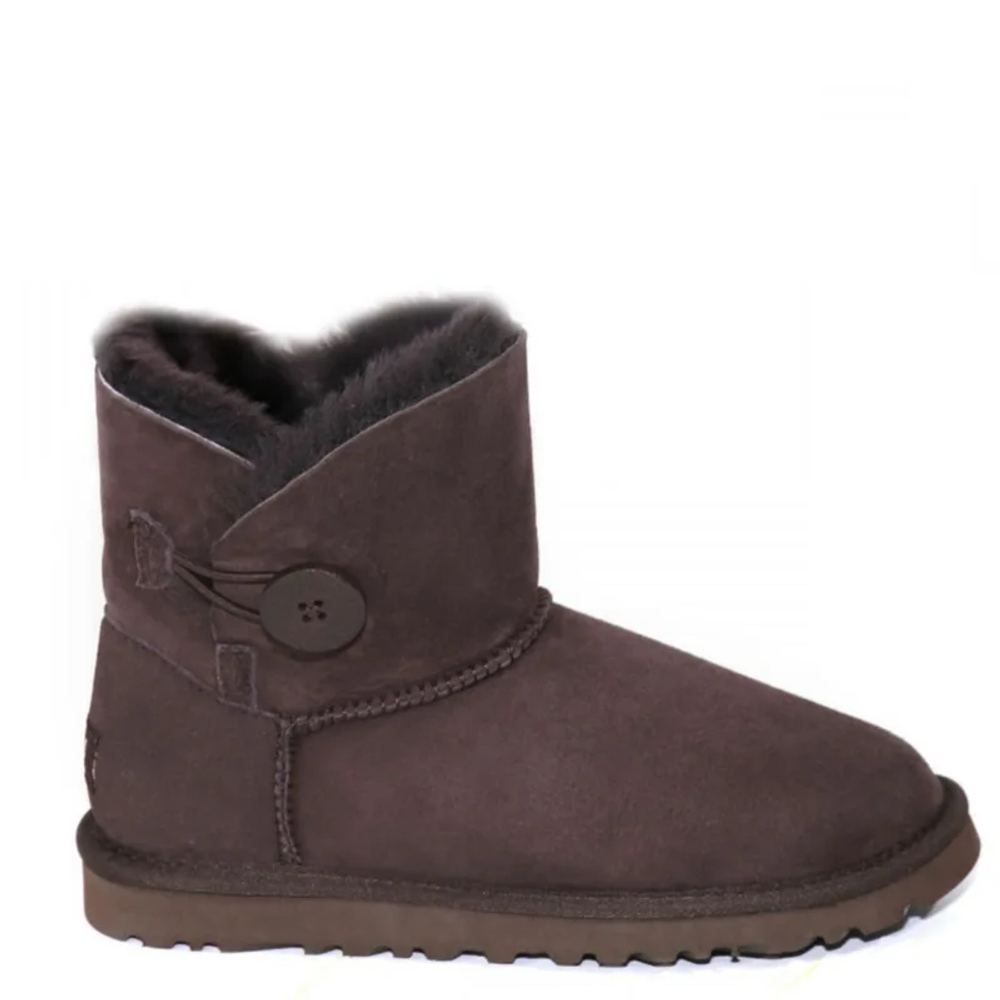 Ugg Mini Bailey Button II Chocolate