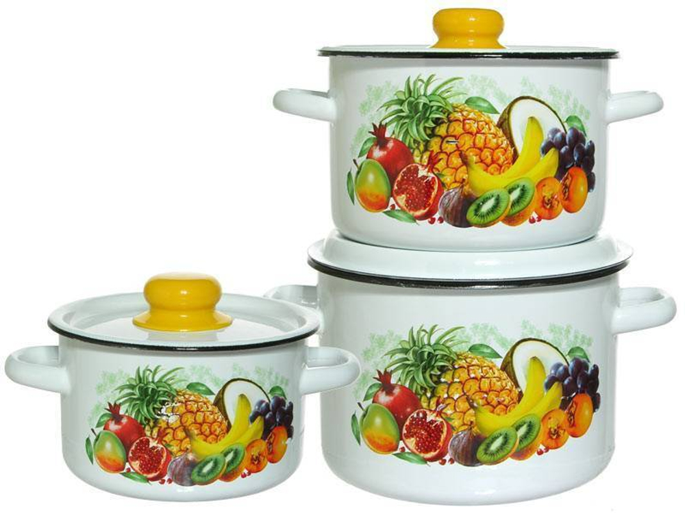 Набор кастрюль "Экзотика"