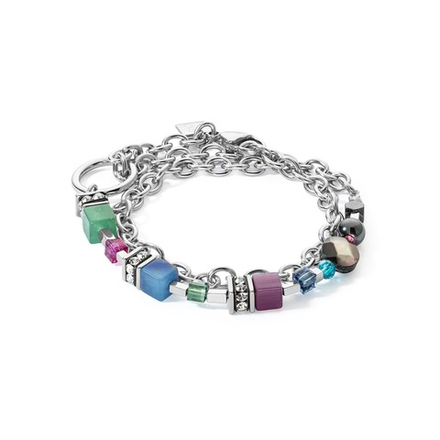 Браслет Coeur de Lion Multicolour Gemstone 4709/30-1561