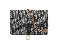 Сумка Dior Saddle синий