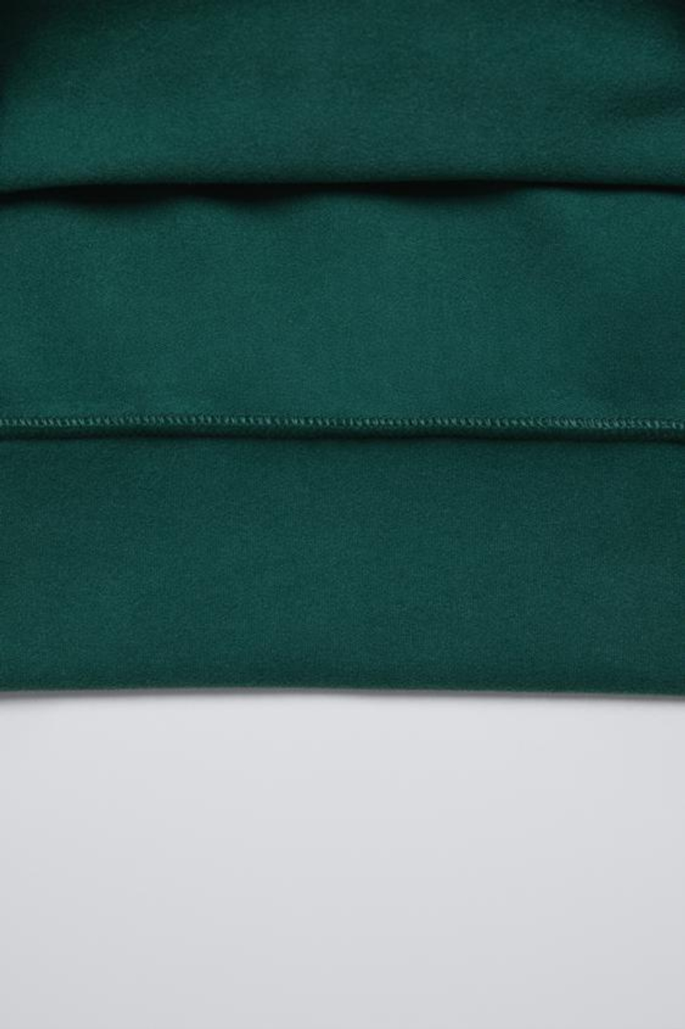 ZARA ХУДИ В СТИЛЕ КОЛОР-БЛОК ИЗ ФЛИСА, ЗЕЛЕНЫЙ/СЕРЫЙ