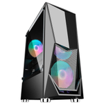 Компьютерный корпус 1STPLAYER DK-3 TG Black