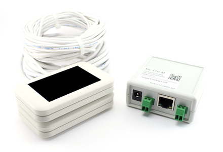 Проводной счетчик посетителей с передачей через Ethernet