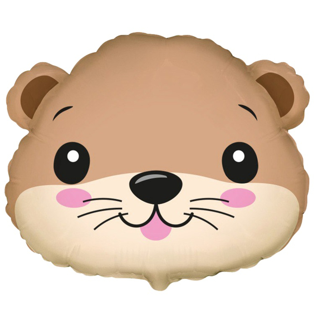 Шар Фольгированный Голова Выдры (Ассорти)