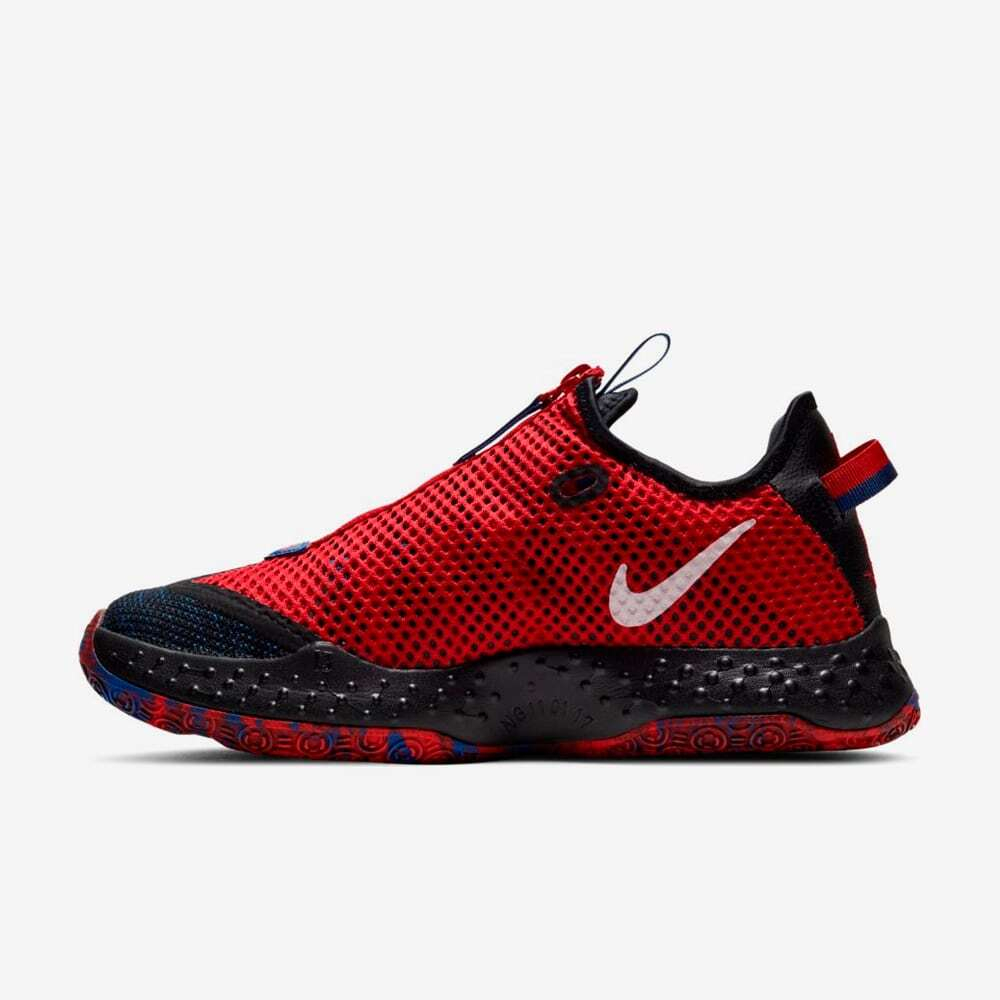 Nike PG 4 Clippers "Metallic Silver Rush Blue"