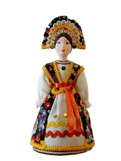 Кукла коллекционная Девушка в русском костюме