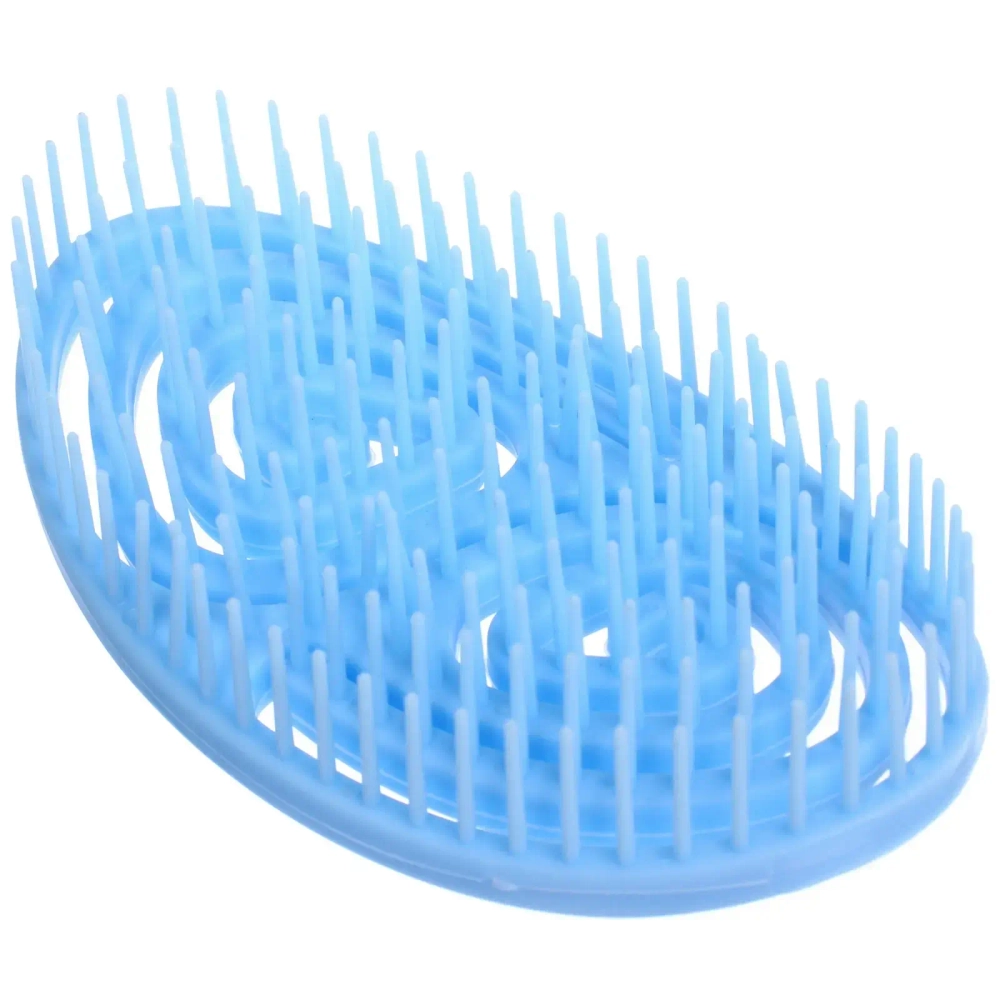 Расческа массажная компактная «ФИЕРО», цвет синий, 12*5*8см (PVC коробка)