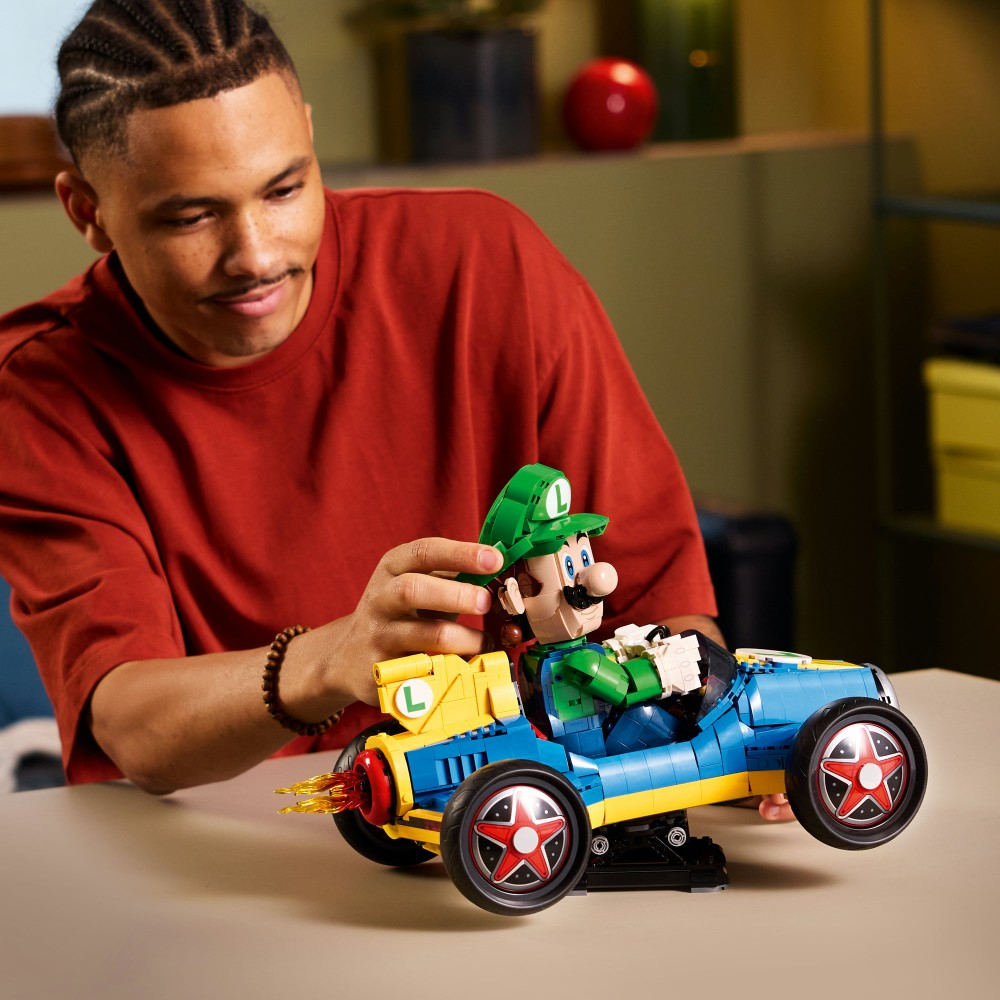 Конструктор LEGO Super Mario Mario Kart 72050: Луиджи и Mach 8 — фото 4