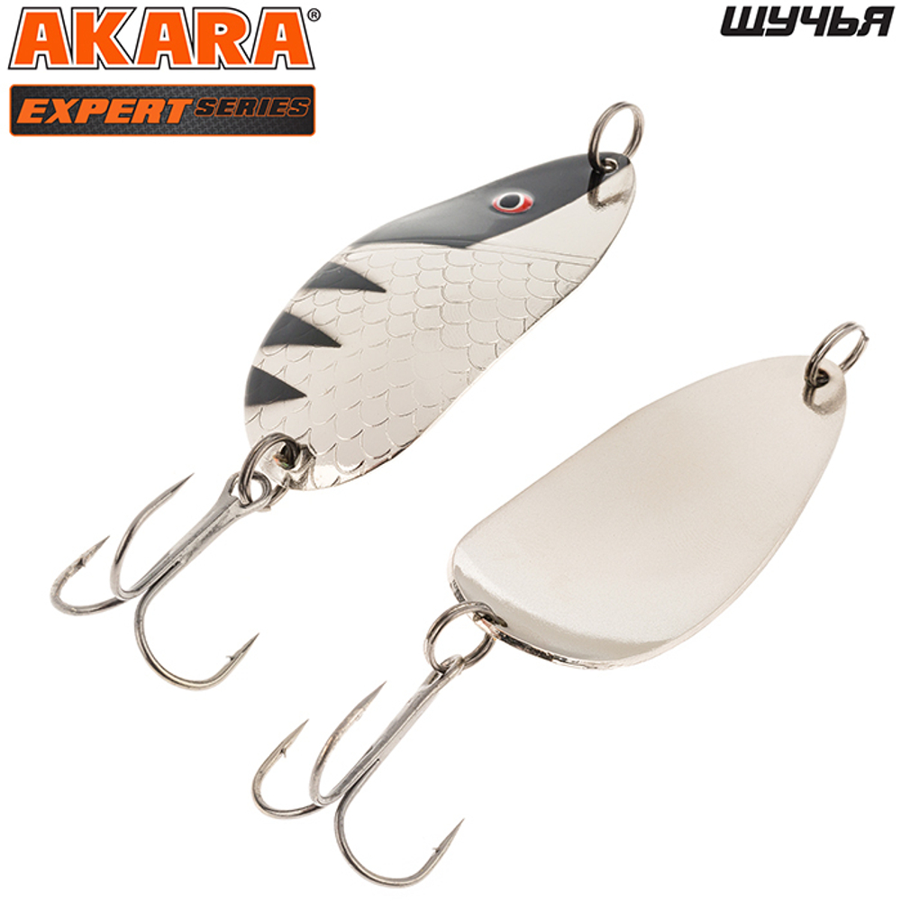 Блесна колебалка Akara Expert Щучья 65 мм 12 гр. 13/SIL