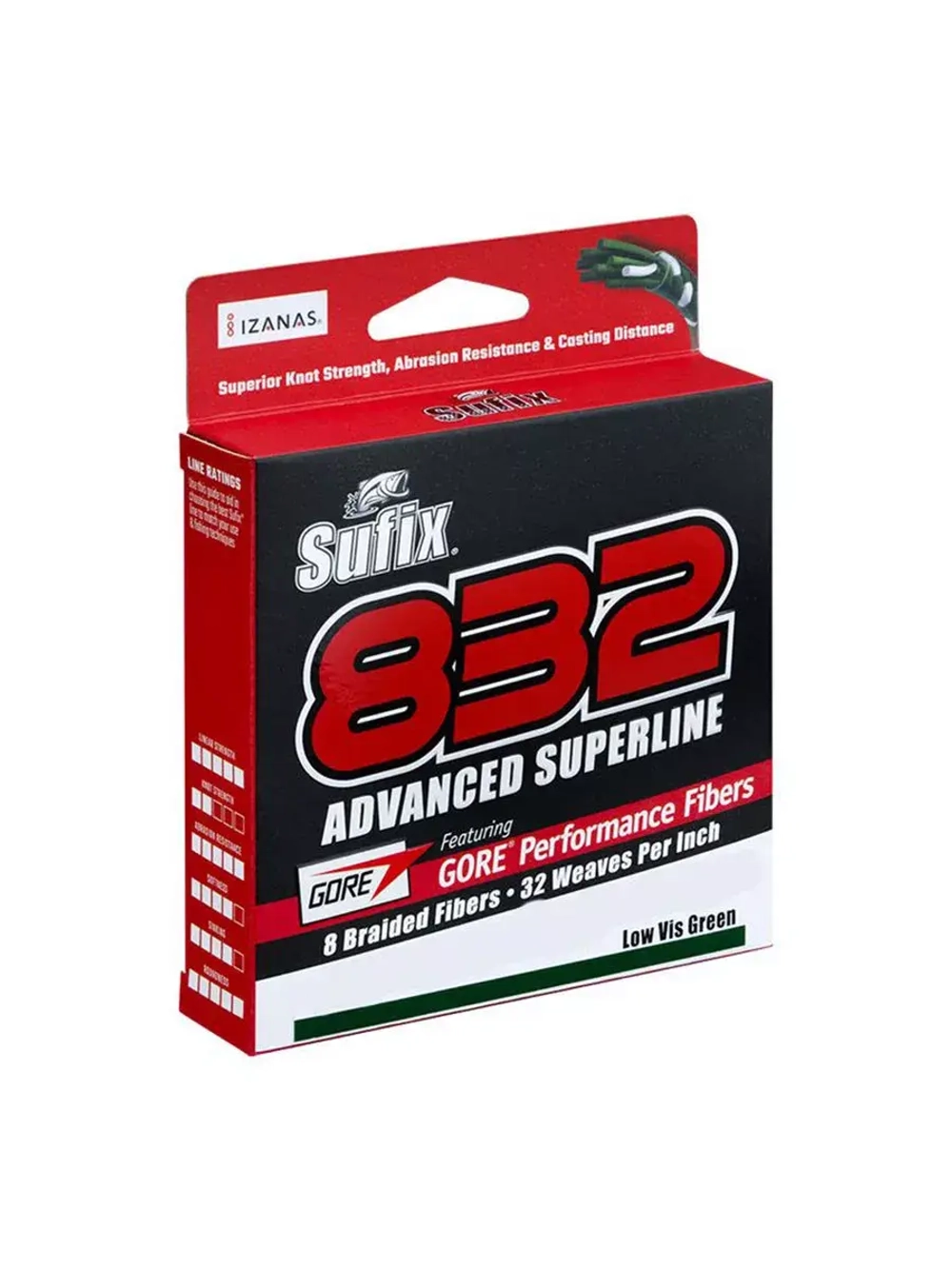 Плетеный шнур для рыбалки Sufix 832 Braid Advanced Superline