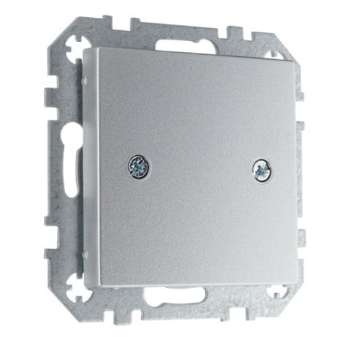 Заглушка для розетки LIREGUS EPSILON D-001-01.E/Mt алюминий