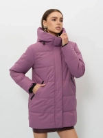 Куртка весенняя удлиненная с капюшоном