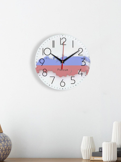 Часы настенные Россия - флаг карта