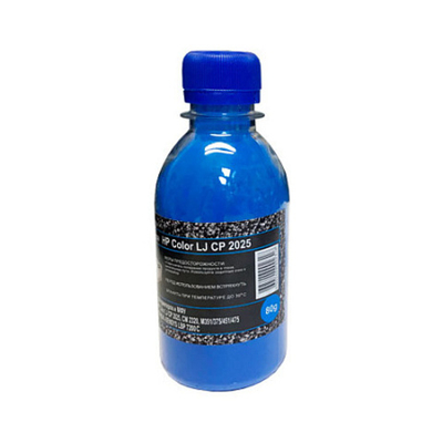 Тонер для HP Color LJ CP 2025/CM 2320/CP 1215/CP 1025 (80гр, голубой, Chemical) ATM