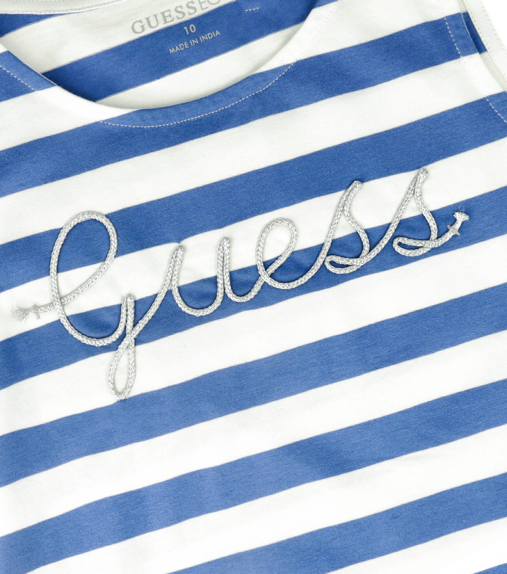 Топ Guess - голубой(J3GI25 K9NE3)