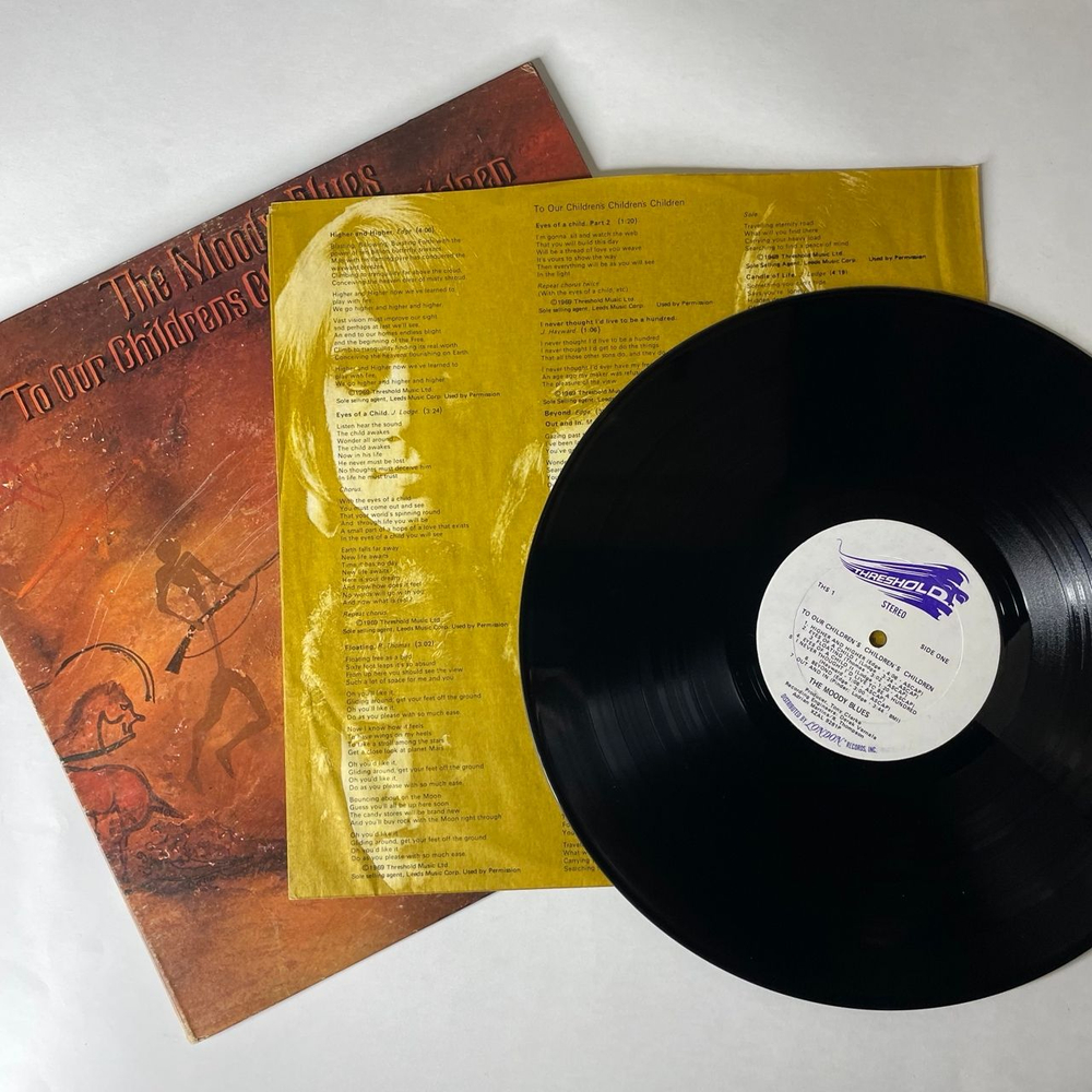 Винтажная виниловая пластинка LP The Moody Blues, To Our Children's Children's Children (США 1969)