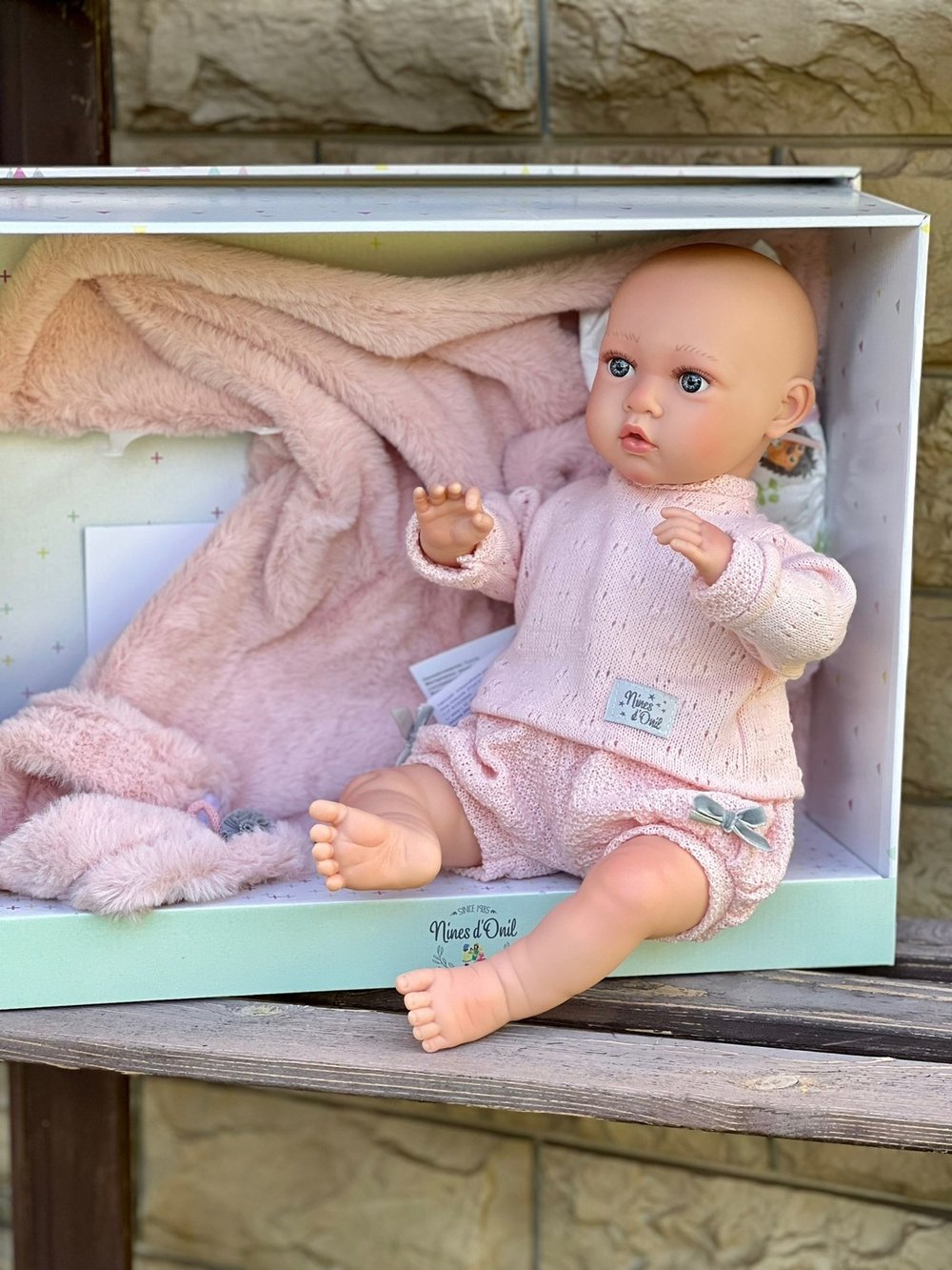 Кукла Реборн Nines 40см Susette мягконабивная (N0235)