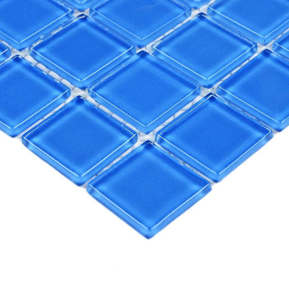 Мозаика стеклянная Royal blue/Королевский синий (25х25) 300х300х4 мм (шт)