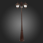 SL083.705.03 Светильник уличный наземный ST-Luce Кофейный/Кофейный, Прозрачный E27 3*60W