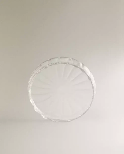 ZARA HOME МЫЛЬНИЦА ДЛЯ ВАННОЙ ИЗ КЕРАМИКИ, ПРОЗРАЧНЫЙ