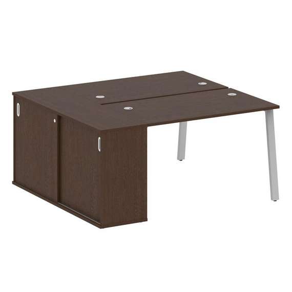 Метал Систем Рабочая станция с шкафом-купе на А-образном м/к БА.РС-СШК-1.2 Т