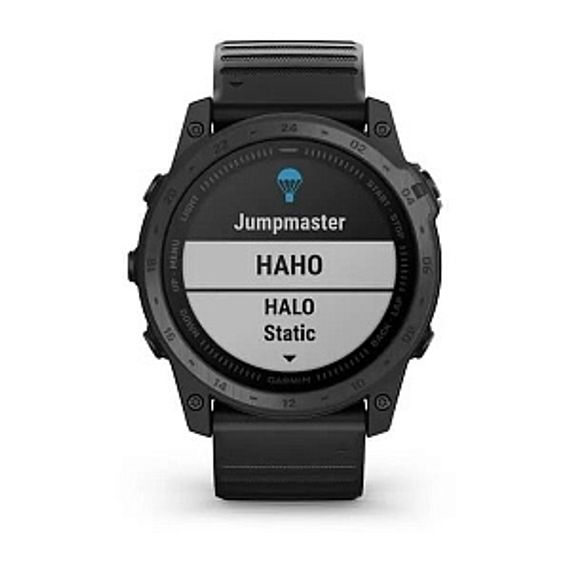 Garmin Tactix 7 Standard — тактические часы с GPS и чёрным ремешком