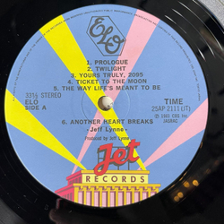 Винтажная виниловая пластинка LP ELO Electric Light Orchestra Time (Japan 1981) (Obi) (Shrink) Ticket To The Moon 25AP 2111