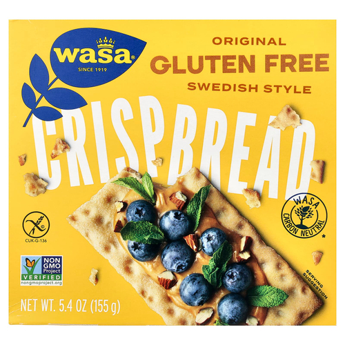Wasa Flatbread, Gluten Free Crispbread, Original, 5.4 oz (155 g)