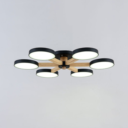 Потолочная Люстра Turna 6 Black By Imperiumloft