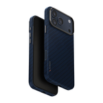 Арамидный чехол MagSafe Uniq Keva Edge для iPhone 17 Pro Max Ультратонкий текстурированный чехол из арамидного волокна с вырезом для Контроллера камеры