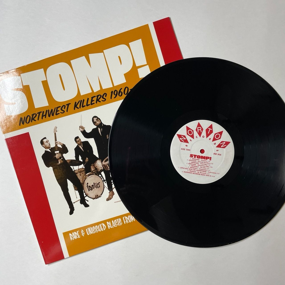 Винтажная виниловая пластинка LP Stomp Northwest Killers 1960-64: Rare & Unissued Blasts From The Vaults Of Kearney Barton Volume 1 (USA 2001)