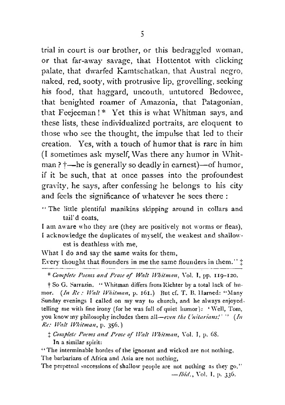 Walt Whitman | William Mackintire Salter