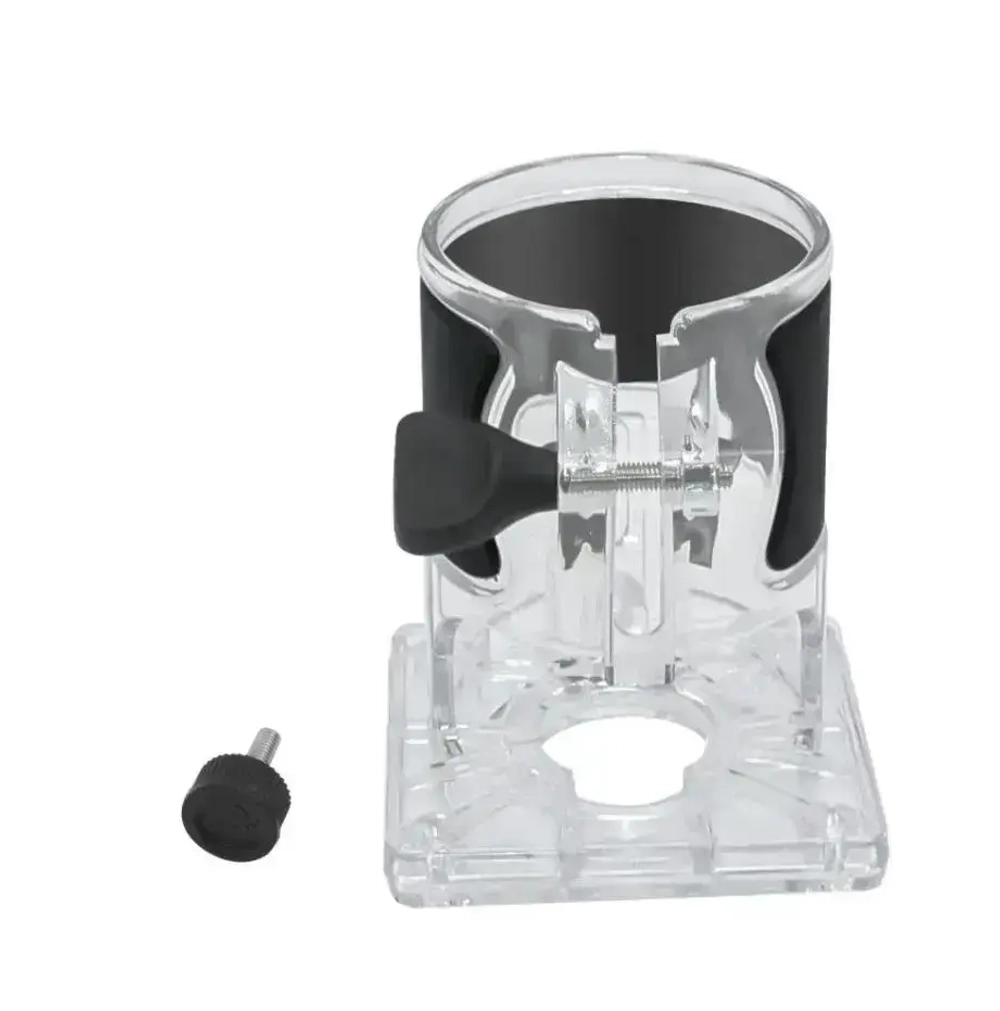 1 шт. Основание (база) для крепления кромочного фрезера насадка шаблон для фрезерования по дереву пазов БЕЗ ШЕСТЕРНИ