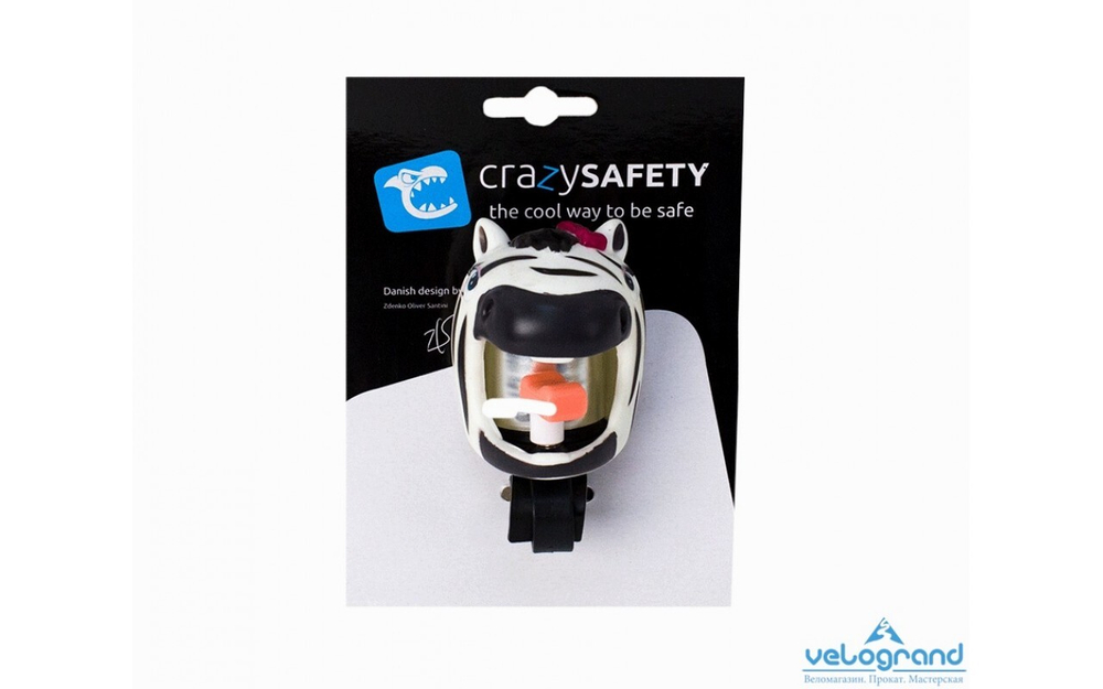 Звонок велосипедный Зебра