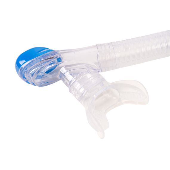 Трубка Scorpena K2 c двумя клапанами синяя