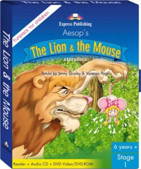 The Lion & the Mouse. Fun pack (В комплект входит книга для чтения + СD c аудиосопровождением + DVD  c мультфильмом)