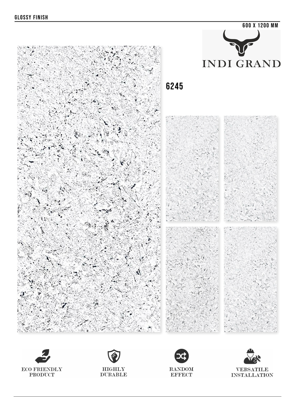 Керамогранит glossy №3 60х120, 6245