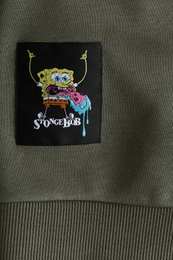 H&M Толстовка с принтом, зеленый