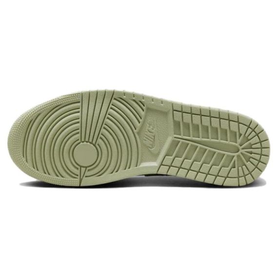 Jordan Air Jordan 1 Винтажные баскетбольные кроссовки Low Топ Зеленый Мужские