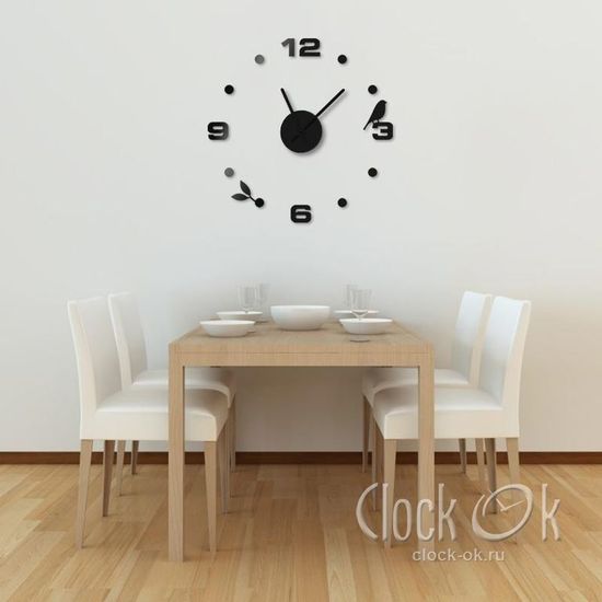 Настенные 3D часы Spring