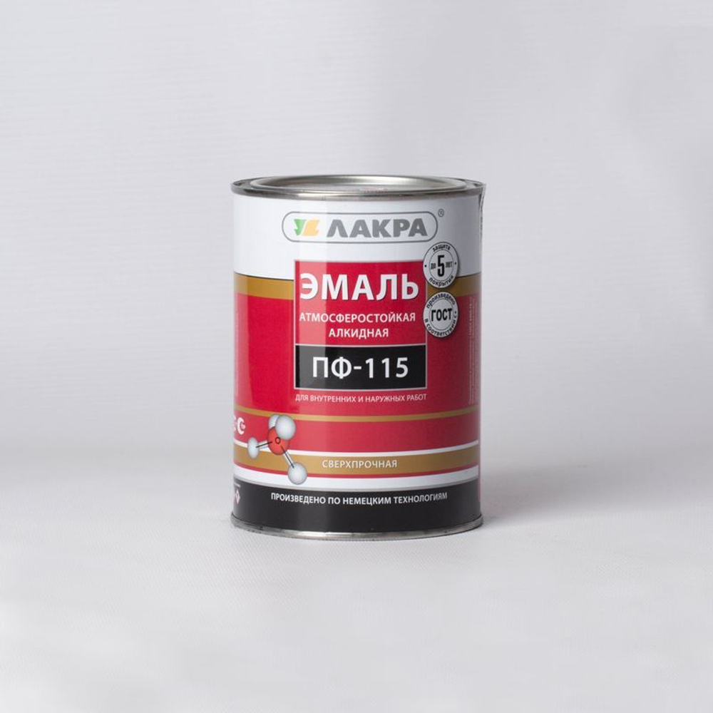 Эмаль ПФ-115 Лакра белая матовая 1кг