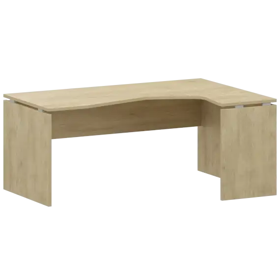 Стол эргономичный правый НТ-060.ПР 1600x1100x750 Аргентум