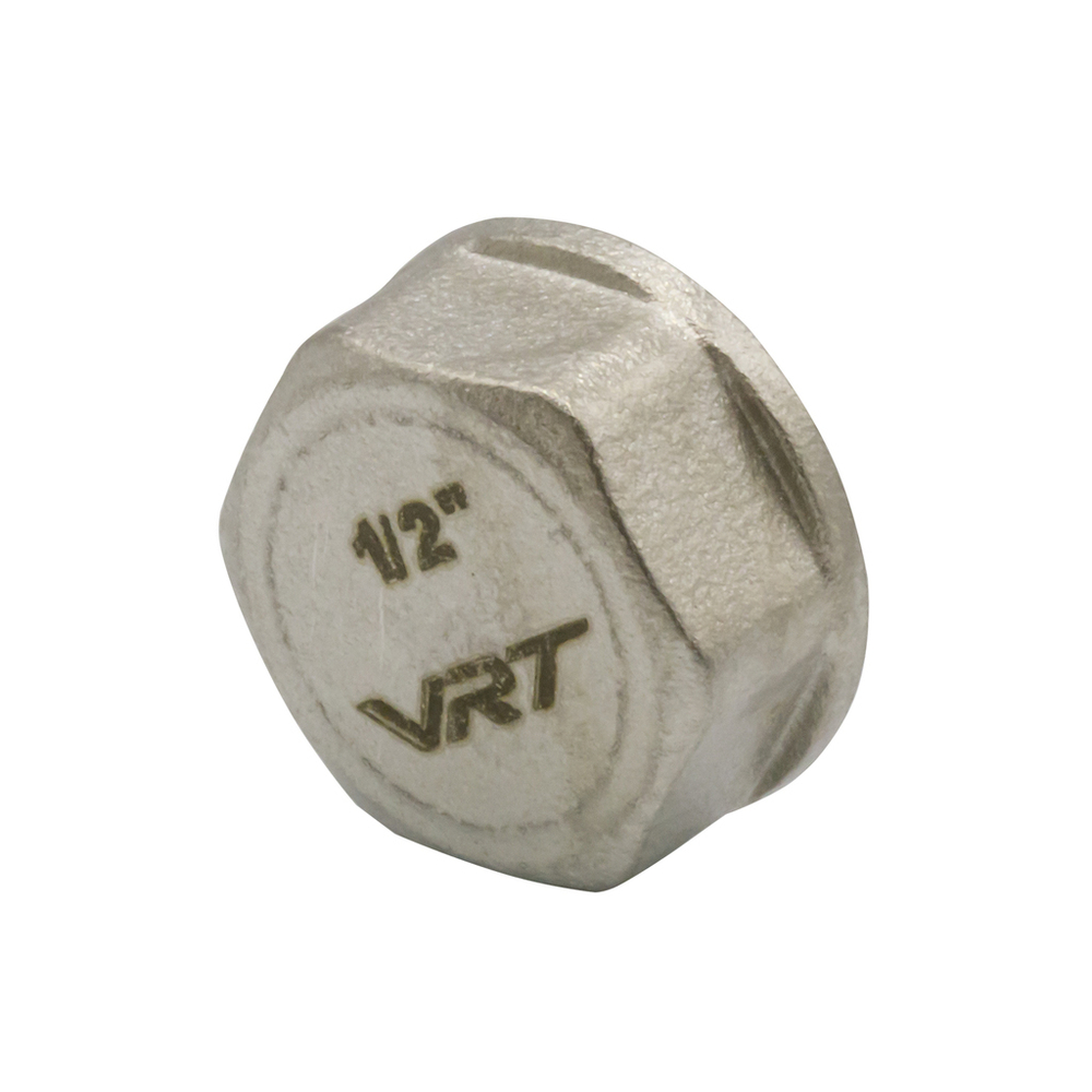 Заглушка 1/2'' вн  VRT® никель