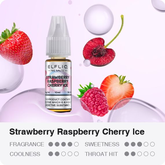 ELFLIQ - Strawberry Raspberry Cherry Ice (30ml)