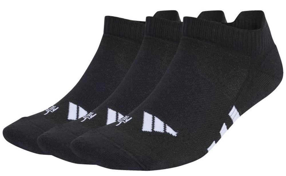 Теннисные носки Adidas Cushioned Low-Cut Socks 3P - Black