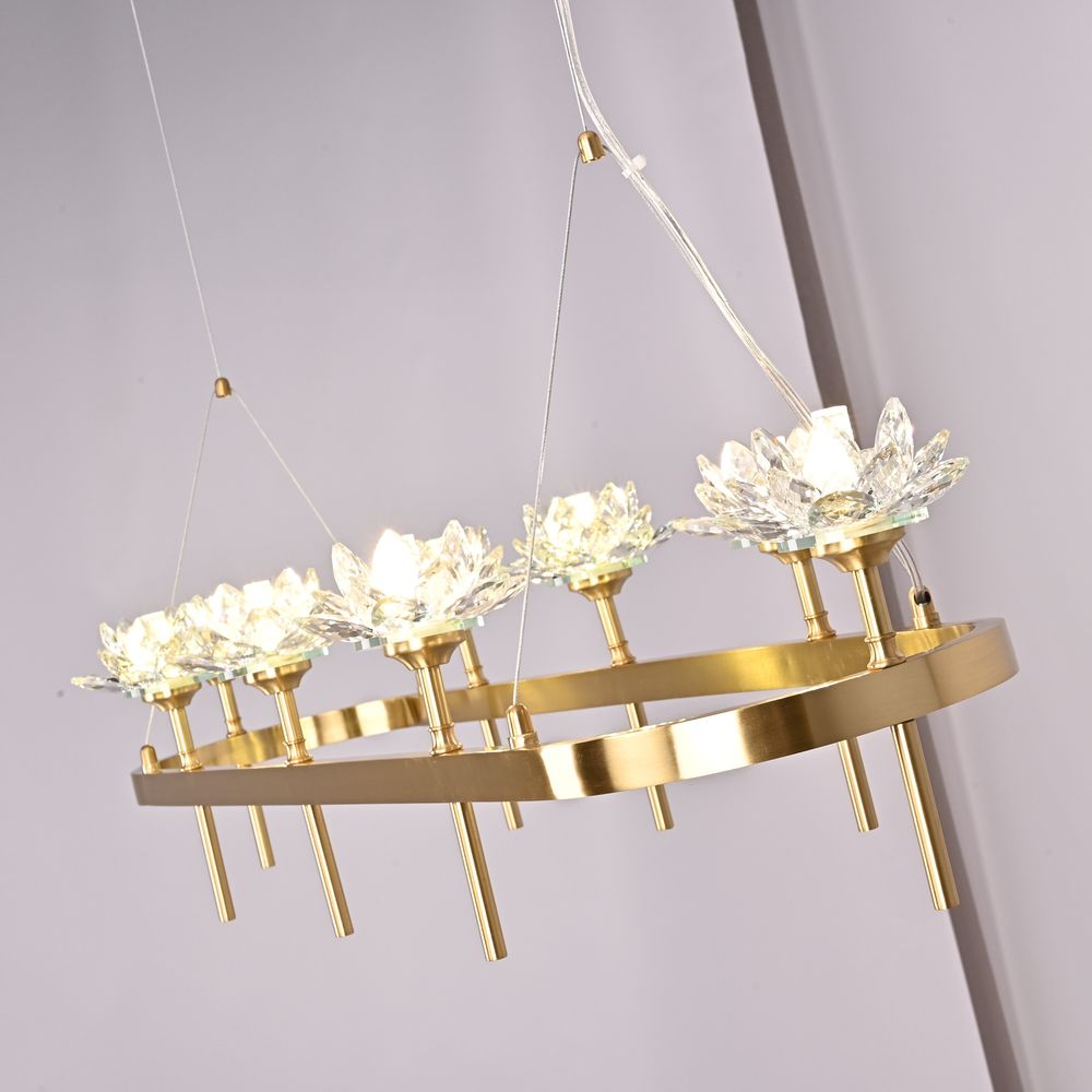 Подвесная Люстра Lotos Long 8 By Imperiumloft