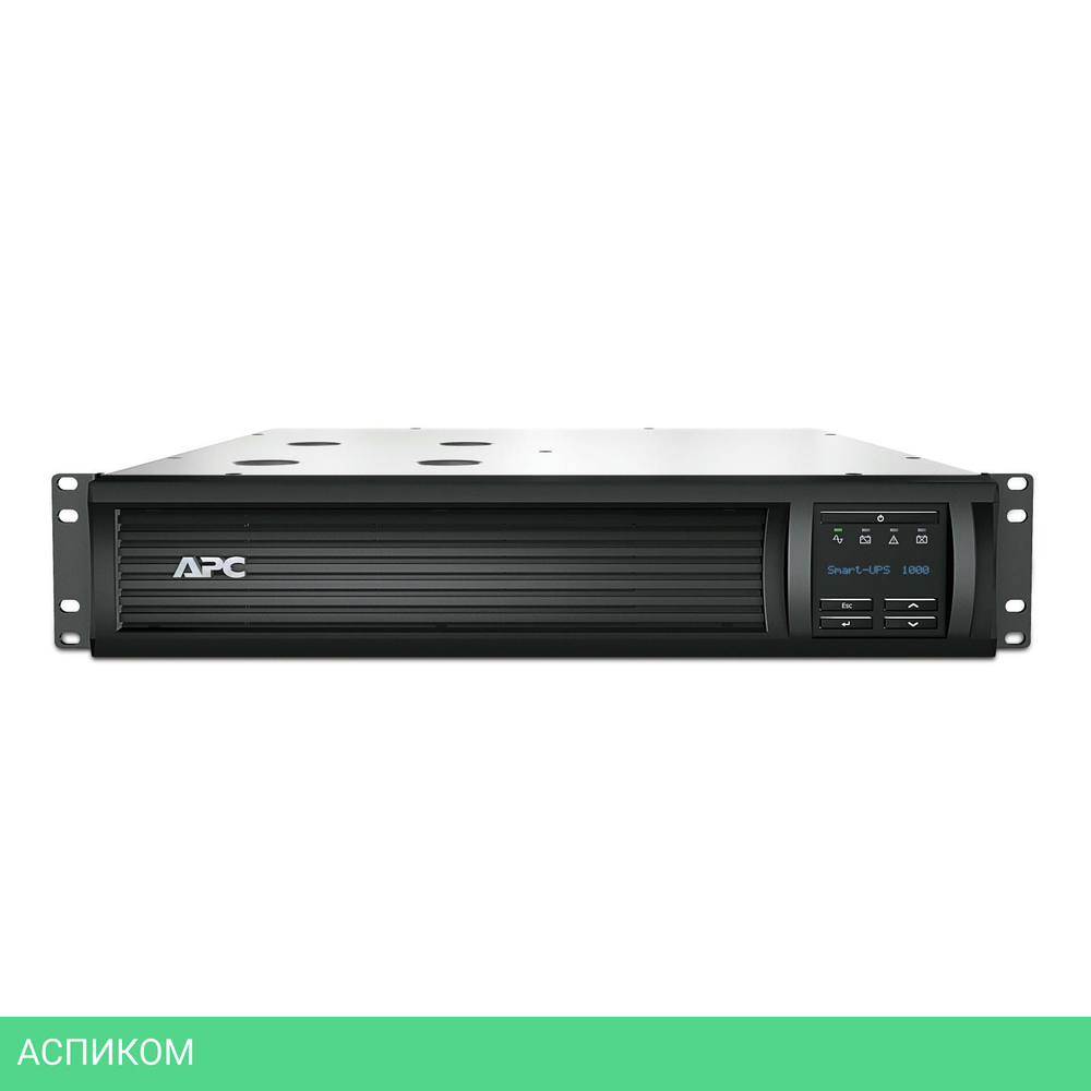 Источник бесперебойного питания APC Smart-UPS SMT1000RMI2UC черный