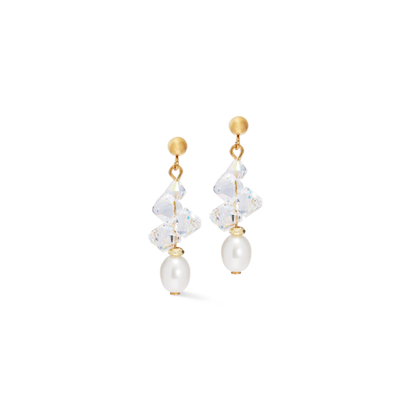 Серьги Coeur de Lion Crystal-Gold 1136/21-1816