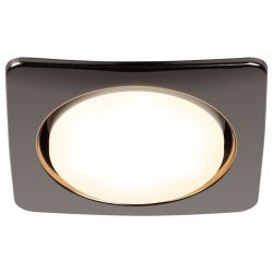 KL71 BK /1 (к) Светильник ЭРА под лампу Gx53 квадр.,220V, 13W,черный металл | Встраиваемые светильники Для ламп GX53